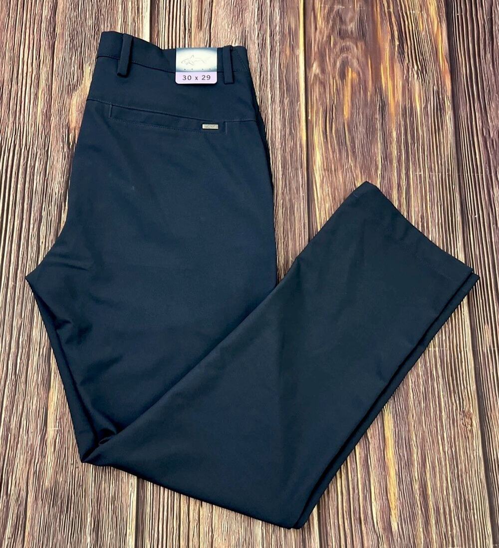 NWT Greg Norman Performance Stretch Blue Pants Mens 30x29 (Actual 30x29)